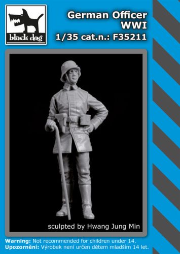 Black Dog F35211 German officer WW I dioráma makett kiegészítő (1/35)