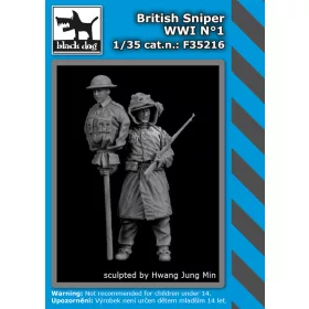   Black Dog F35216 British sniper WW I N°1 dioráma makett kiegészítő (1/35)