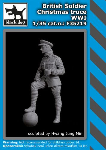 Black Dog F35219 British soldier Christmas truce WW I dioráma makett kiegészítő (1/35)