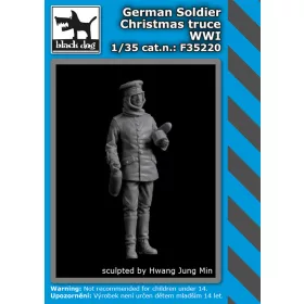   Black Dog F35220 German soldier Christmas truce WW I dioráma makett kiegészítő (1/35)