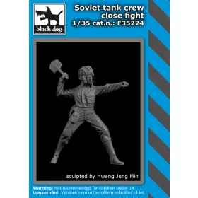   Black Dog F35224 Soviet tank crew close fight dioráma makett kiegészítő (1/35)