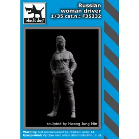   Black Dog F35232 Russian woman driver dioráma makett kiegészítő (1/35)