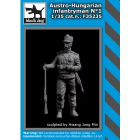   Black Dog F35235 Austro - Hungarian infantryman N°1 dioráma makett kiegészítő (1/35)