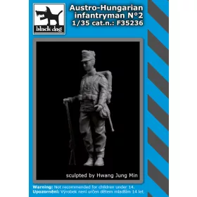   Black Dog F35236 Austro - Hungarian infantryman N°2 dioráma makett kiegészítő (1/35)