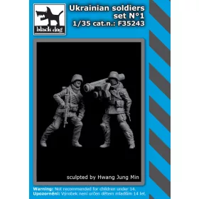   Black Dog F35243 Ukrainian soldiers set N°1 dioráma makett kiegészítő (1/35)