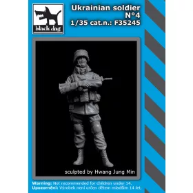   Black Dog F35245 Ukrainian soldier N°4 dioráma makett kiegészítő (1/35)