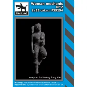   Black Dog F35254 Woman mechanic N°2 dioráma makett kiegészítő (1/35)