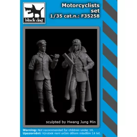   Black Dog F35258 Motorcyclists set dioráma makett kiegészítő (1/35)