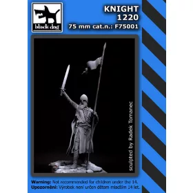   Black Dog F75001 75mm Knight 1220 dioráma makett kiegészítő