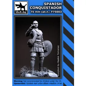   Black Dog F75003 75mm Spanish conquistador dioráma makett kiegészítő