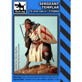   Black Dog F75004 75mm Sergeant templar dioráma makett kiegészítő