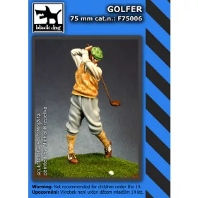Black Dog F75006 75mm Golfer dioráma makett kiegészítő