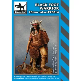   Black Dog F75014 75mm Black foot warrior dioráma makett kiegészítő