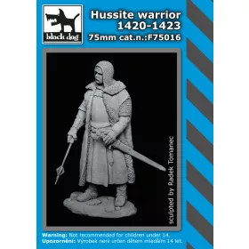   Black Dog F75016 75mm Hussite warrior dioráma makett kiegészítő