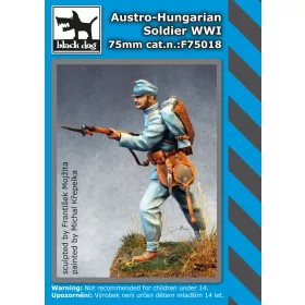   Black Dog F75018 75mm Austro-Hungarian soldier WW I dioráma makett kiegészítő