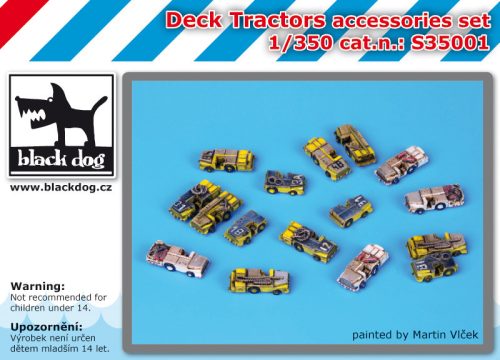 Black Dog S35001 0 Deck tractors accessories set dioráma makett kiegészítő (1/350)