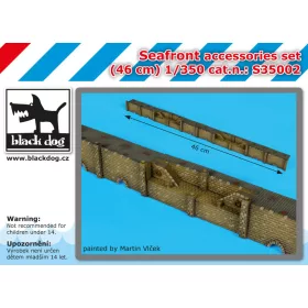   Black Dog S35002 0 Seafront accessories set dioráma makett kiegészítő (1/350)