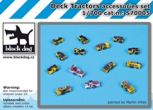 Black Dog S70005 Deck tractors accessories set dioráma makett kiegészítő (1/700)