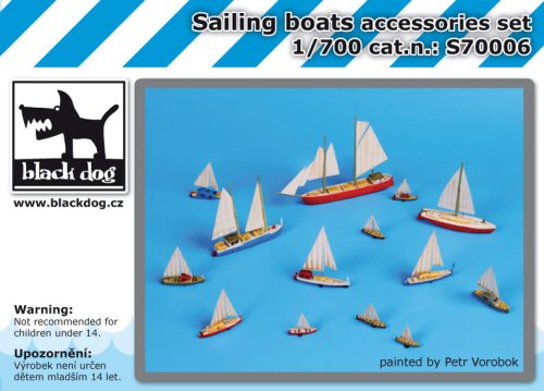 Black Dog S70006 Sailing boats dioráma makett kiegészítő (1/700)