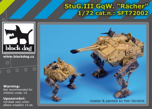 Black Dog SFT72002 Stug III Gqw "Racher" makett dioráma kiegészítő