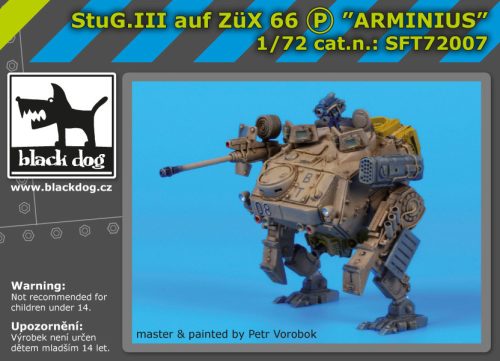 Black Dog SFT72007 Stug III ARMINIUS makett dioráma kiegészítő