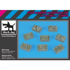   Black Dog T16002 Food supplies accessories set dioráma makett kiegészítő