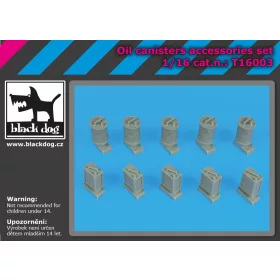   Black Dog T16003 Oil canister accessories set dioráma makett kiegészítő