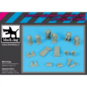   Black Dog T16008 German equipment accessories set dioráma makett kiegészítő
