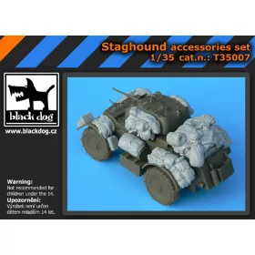   Black Dog T35007 Staghound accessories set for Bronco kit, 19 resin parts makett dioráma kiegészítő (1/35)