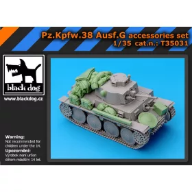   Black Dog T35031 Pz.Kpfw.38 Ausf.G accessories set for Dragon makett dioráma kiegészítő (1/35)