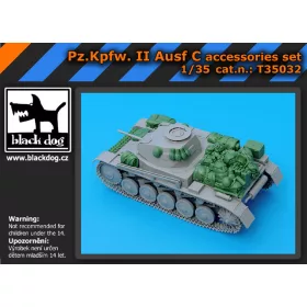   Black Dog T35032 Pz.Kpfw. II Ausf C accessories set for Dragon makett dioráma kiegészítő (1/35)