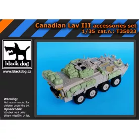   Black Dog T35033 Canadian Lav III accessories set for Trumpeter makett dioráma kiegészítő (1/35)