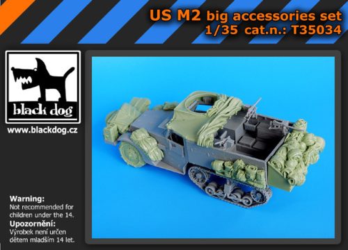 Black Dog T35034 US M2 big accessories set for Dragon makett dioráma kiegészítő (1/35)