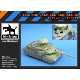   Black Dog T35039 LEOPARD 2A6M CAN BARRACUDA for Trumpeter makett dioráma kiegészítő (1/35)