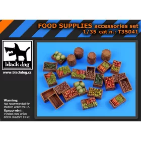   Black Dog T35041 Food supplies makett dioráma kiegészítő (1/35)