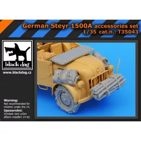   Black Dog T35043 German Steyr 1500A accessories set forTamiya makett dioráma kiegészítő (1/35)