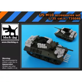   Black Dog T35046 US M 10 accessories set for Academy makett dioráma kiegészítő (1/35)