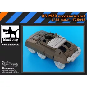   Black Dog T35048 US M 20 accessories set for Tamiya makett dioráma kiegészítő (1/35)