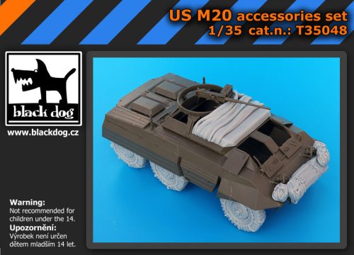 Black Dog T35048 US M 20 accessories set for Tamiya makett dioráma kiegészítő (1/35)