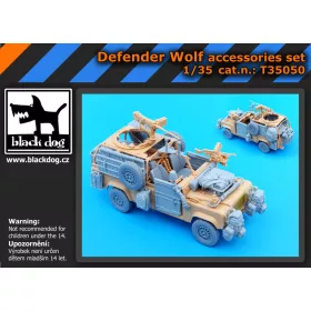   Black Dog T35050 Defender Wolf accessories set for Hobby Boss makett dioráma kiegészítő (1/35)