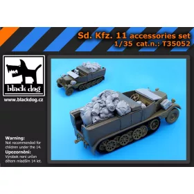   Black Dog T35052 Sd. Kfz.11 for AFV Club makett dioráma kiegészítő (1/35)