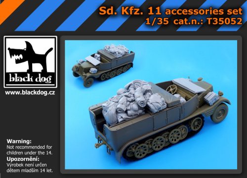 Black Dog T35052 Sd. Kfz.11 for AFV Club makett dioráma kiegészítő (1/35)