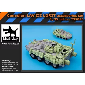   Black Dog T35053 Canadian Lav III Lorit accessories set for Trumpeter makett dioráma kiegészítő (1/35)