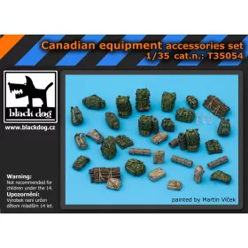   Black Dog T35054 Canadian equipment accessories set makett dioráma kiegészítő (1/35)