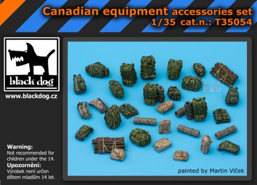 Black Dog T35054 Canadian equipment accessories set makett dioráma kiegészítő (1/35)