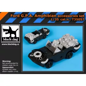   Black Dog T35057 Ford G.P.A Amphibian accessories set for Tamiya makett dioráma kiegészítő (1/35)