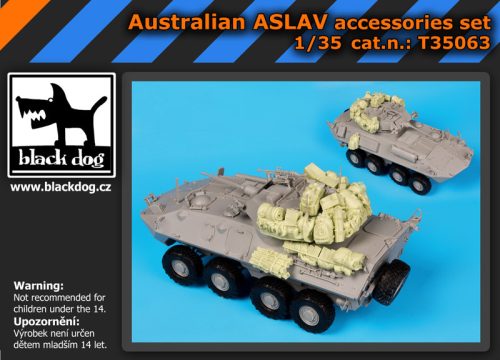 Black Dog T35063 Autralian ASLAV accessories set for Trumpeter makett dioráma kiegészítő (1/35)