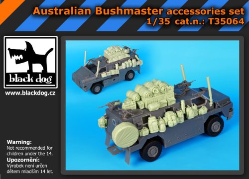 Black Dog T35064 Australia Bushmaster accessories set for Showcase models makett dioráma kiegészítő (1/35)