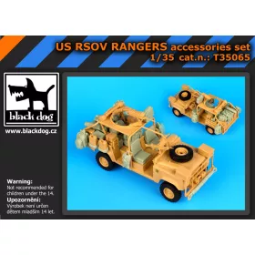   Black Dog T35065 US RSOV Rangers accessories set for Hobby Boss makett dioráma kiegészítő (1/35)