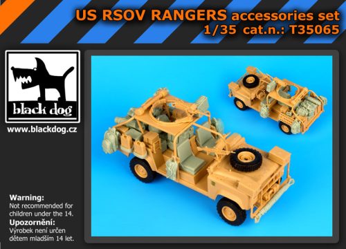 Black Dog T35065 US RSOV Rangers accessories set for Hobby Boss makett dioráma kiegészítő (1/35)